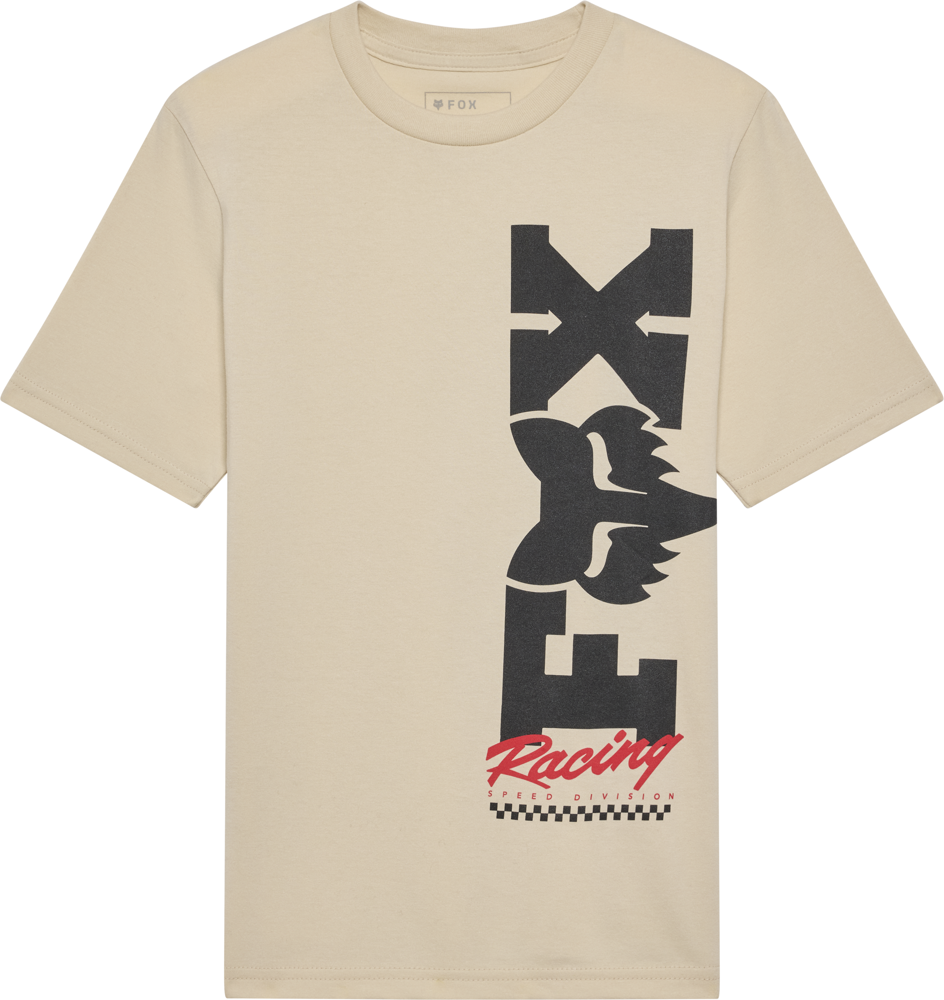 
FOX, 
YTH CHECKER SS TEE, 
Detail 1
