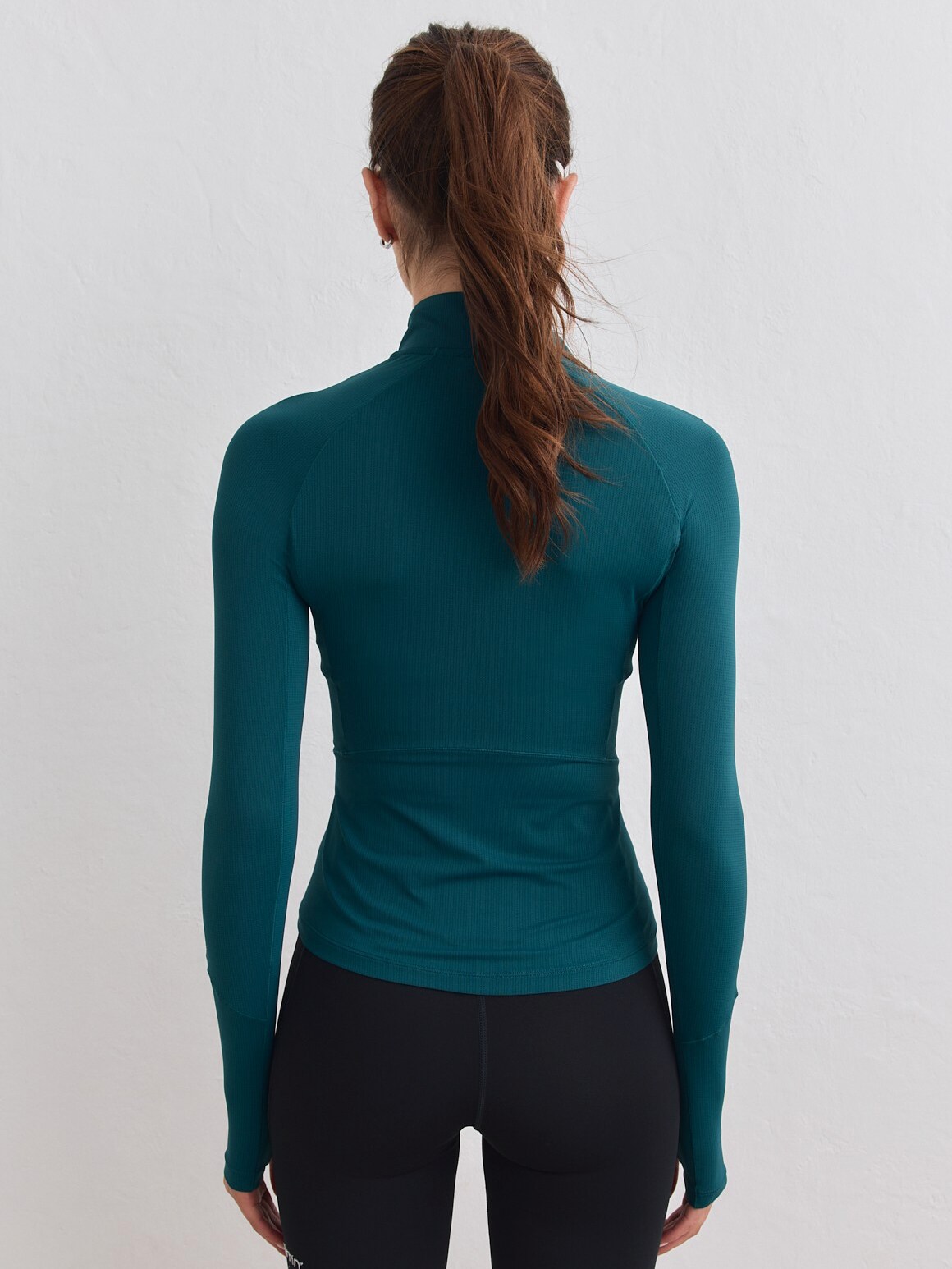 AIM&acute;N, W RUNNING ZIP LONG SLEEVE
