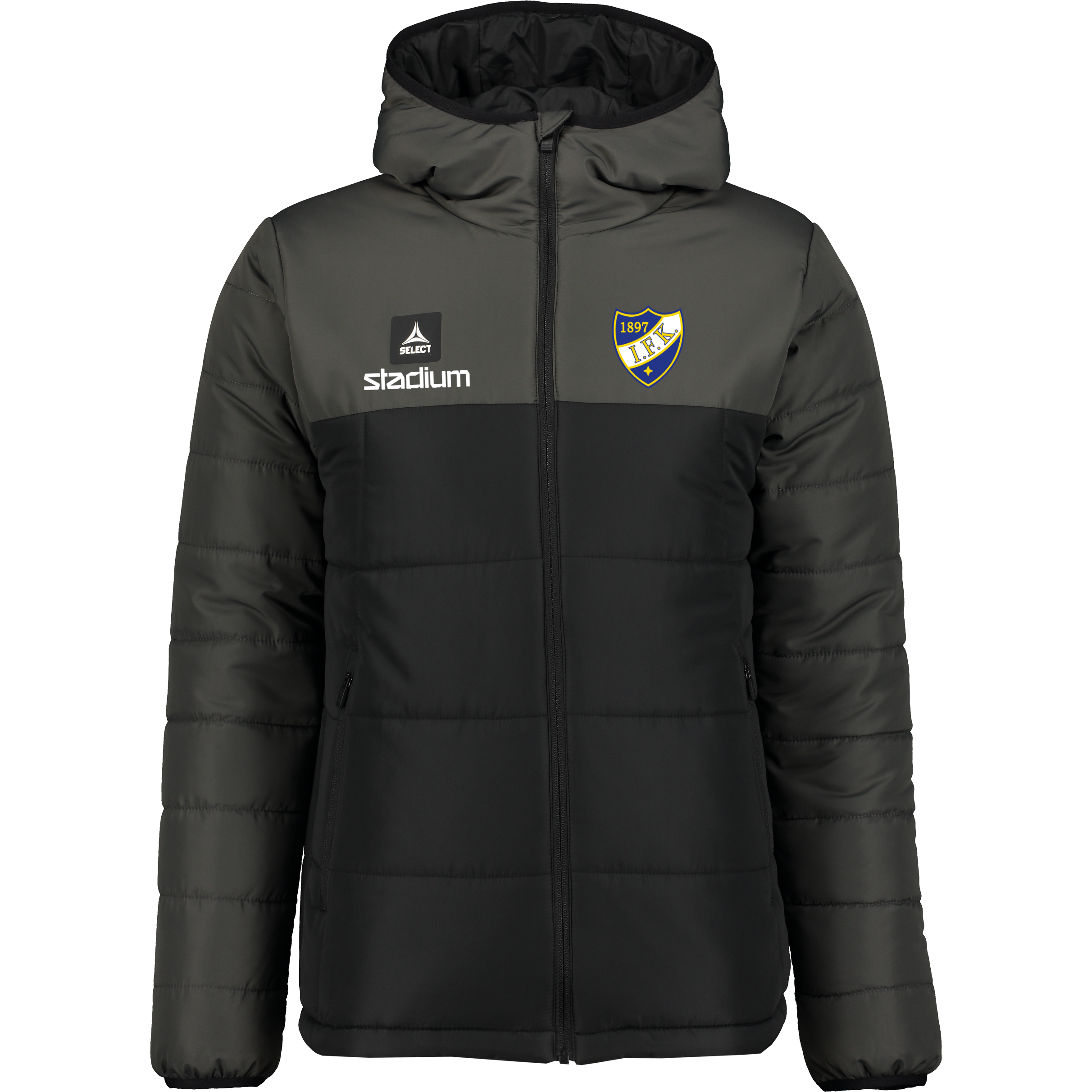 
SELECT, 
Oxford 25 Padded Jkt, 
Detail 1
