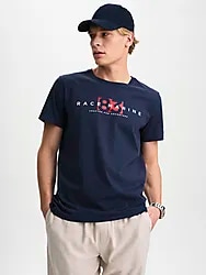 M COAST TEE - DARK INDIGO Model01 Small1x1