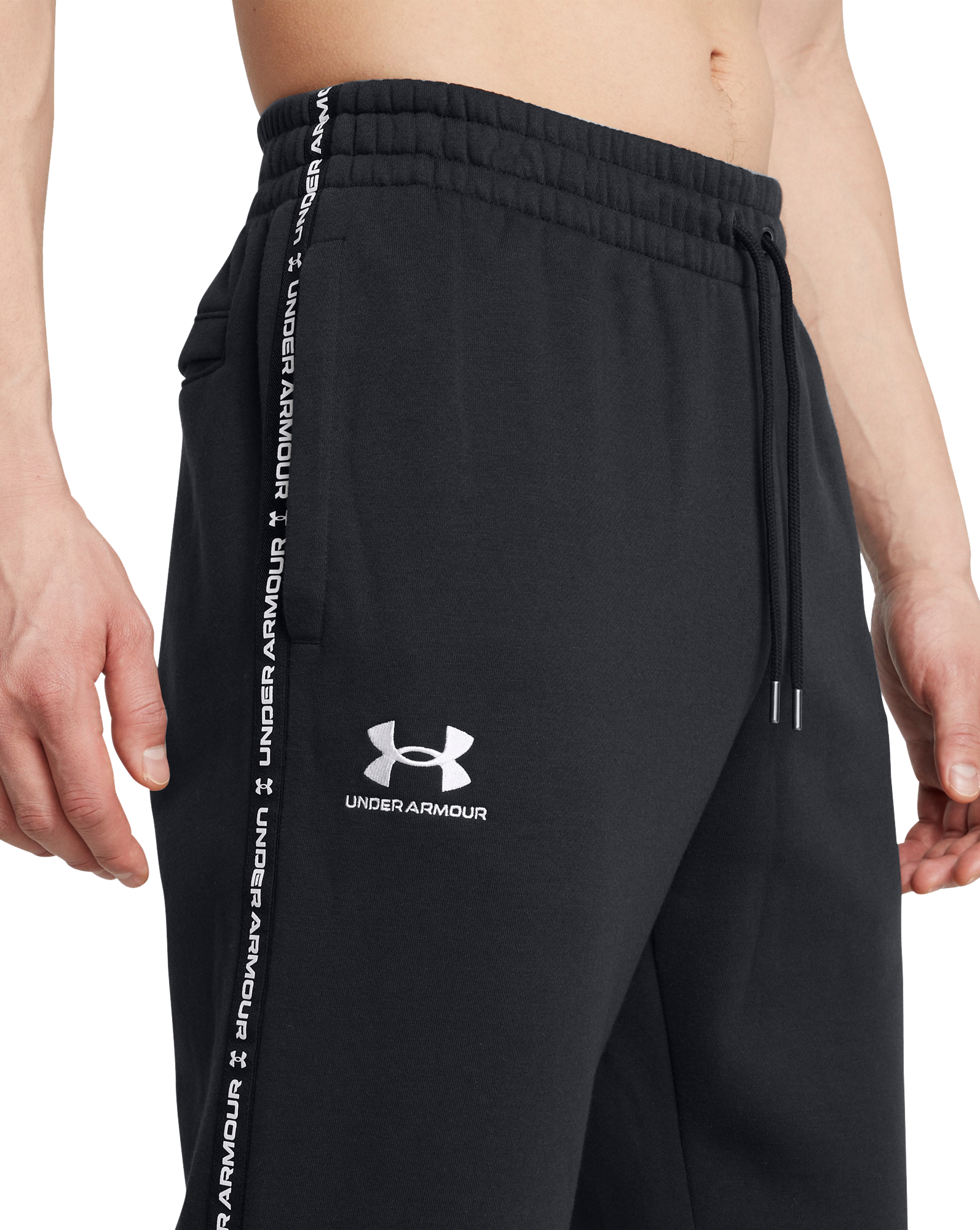 UNDER ARMOUR, M Icon Fleece Jgr Taping