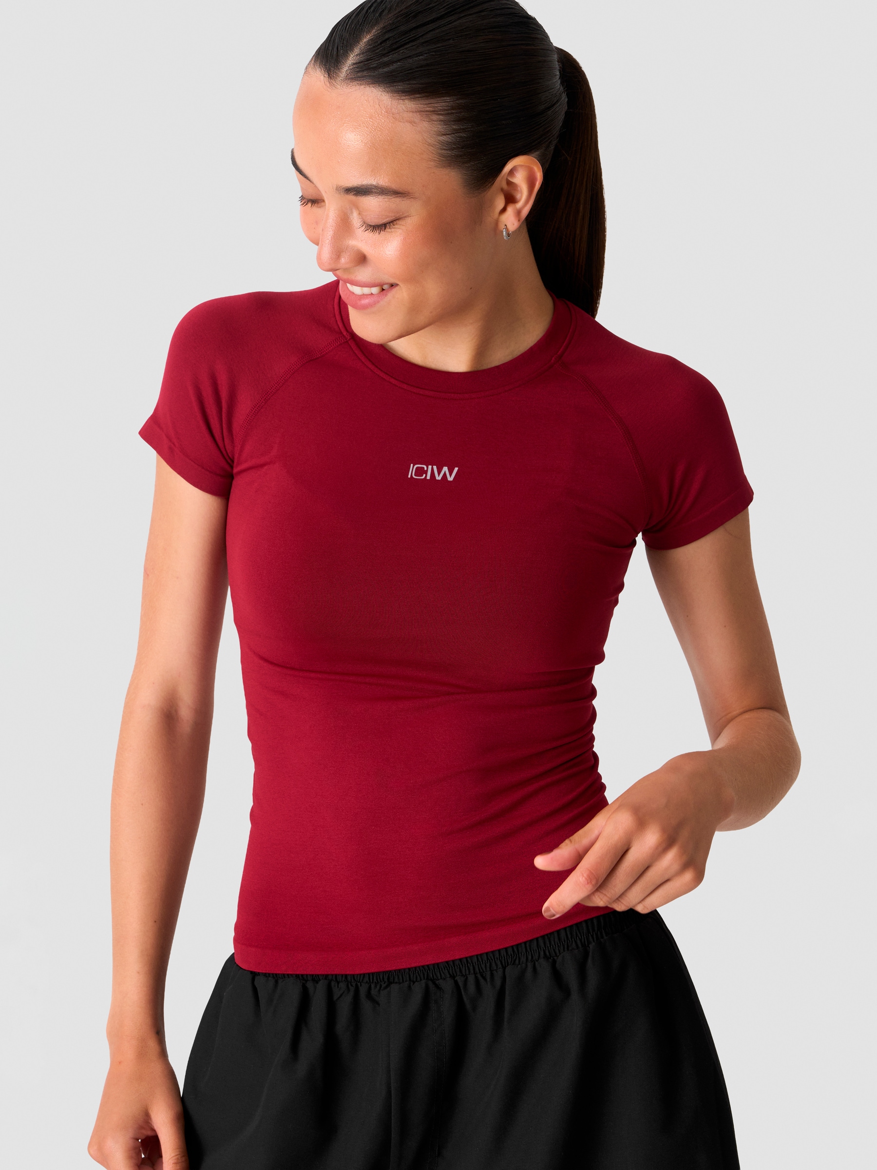 ICANIWILL, W SMOOTH SEAMLESS TEE