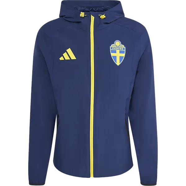 ADIDAS Куртка-ветровка с молнией во всю длину, Швеция