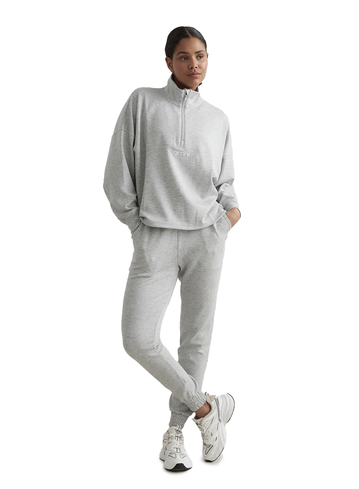 AIM&acute;N, W COMFY MODAL HALF ZIP