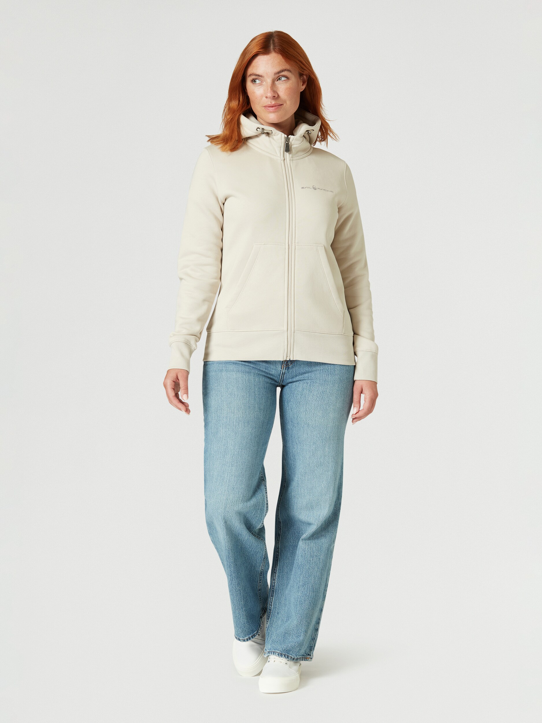 SAIL RACING, W GALE LOGO ZIP HOOD