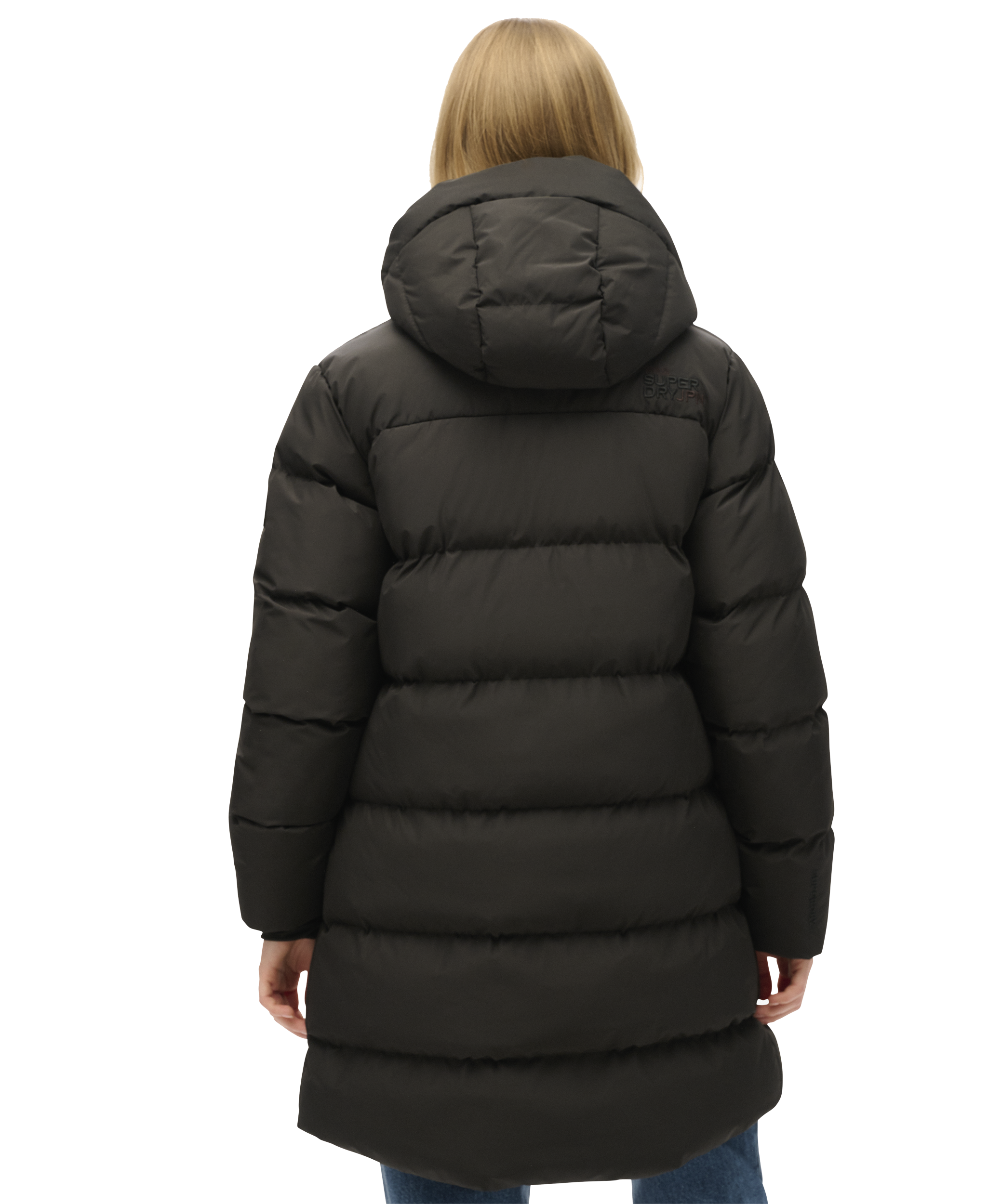 SUPERDRY, W Hood Sport Puff Mid Jkt