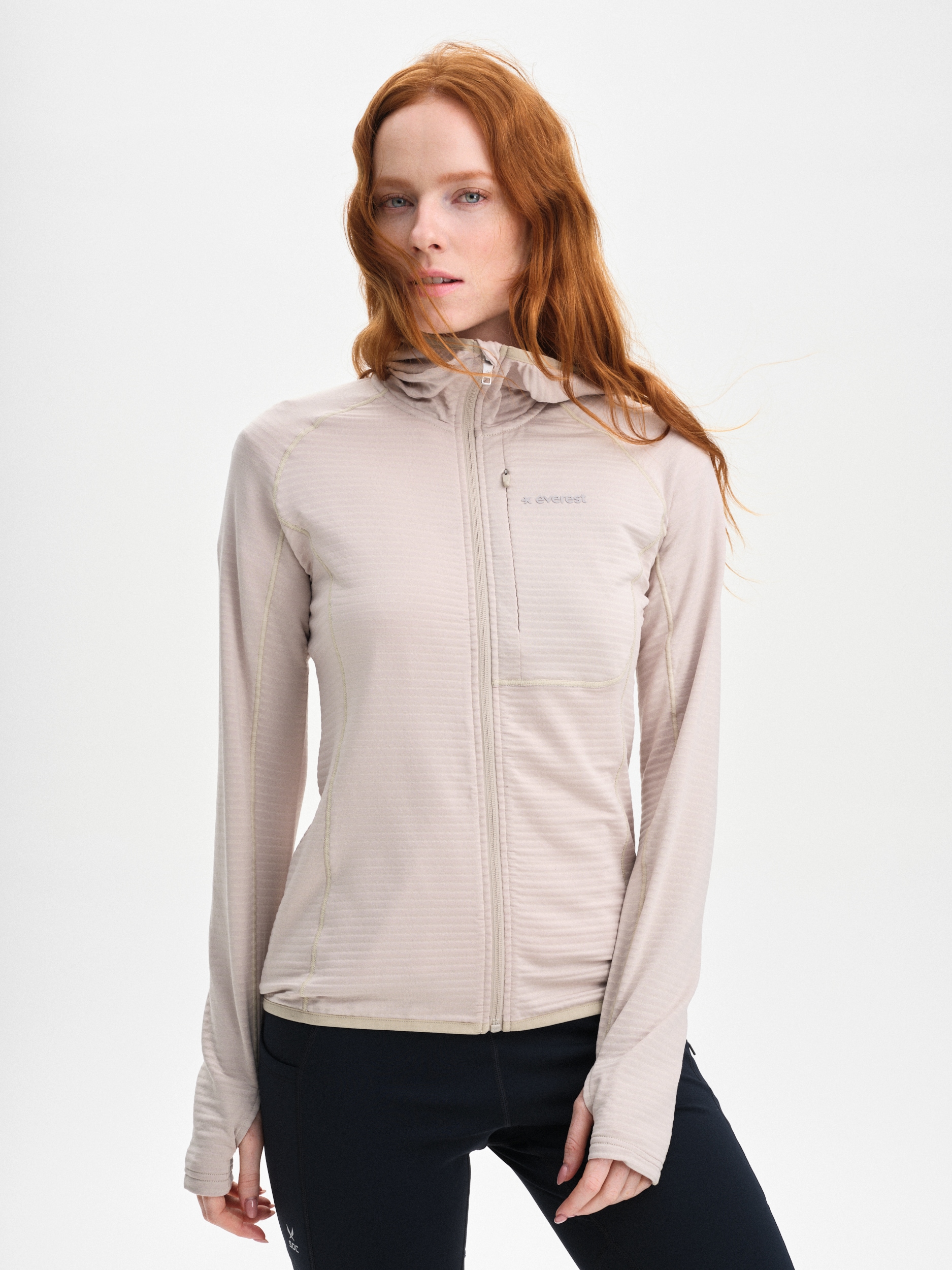 
EVEREST, 
W STRUCTURED ZIP HOOD, 
Detail 1
