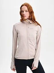 W STRUCTURED ZIP HOOD - TAUPE GREY Model01 Small1x1