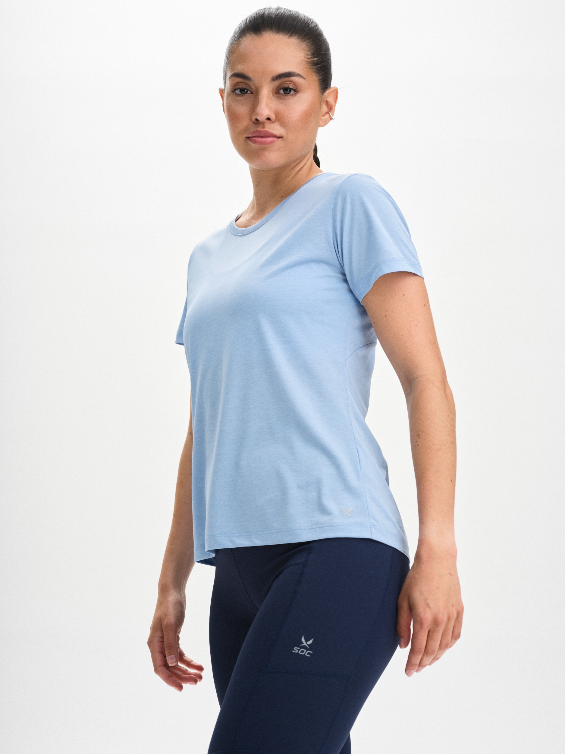 
SOC, 
W Run Tee, 
Detail 1

