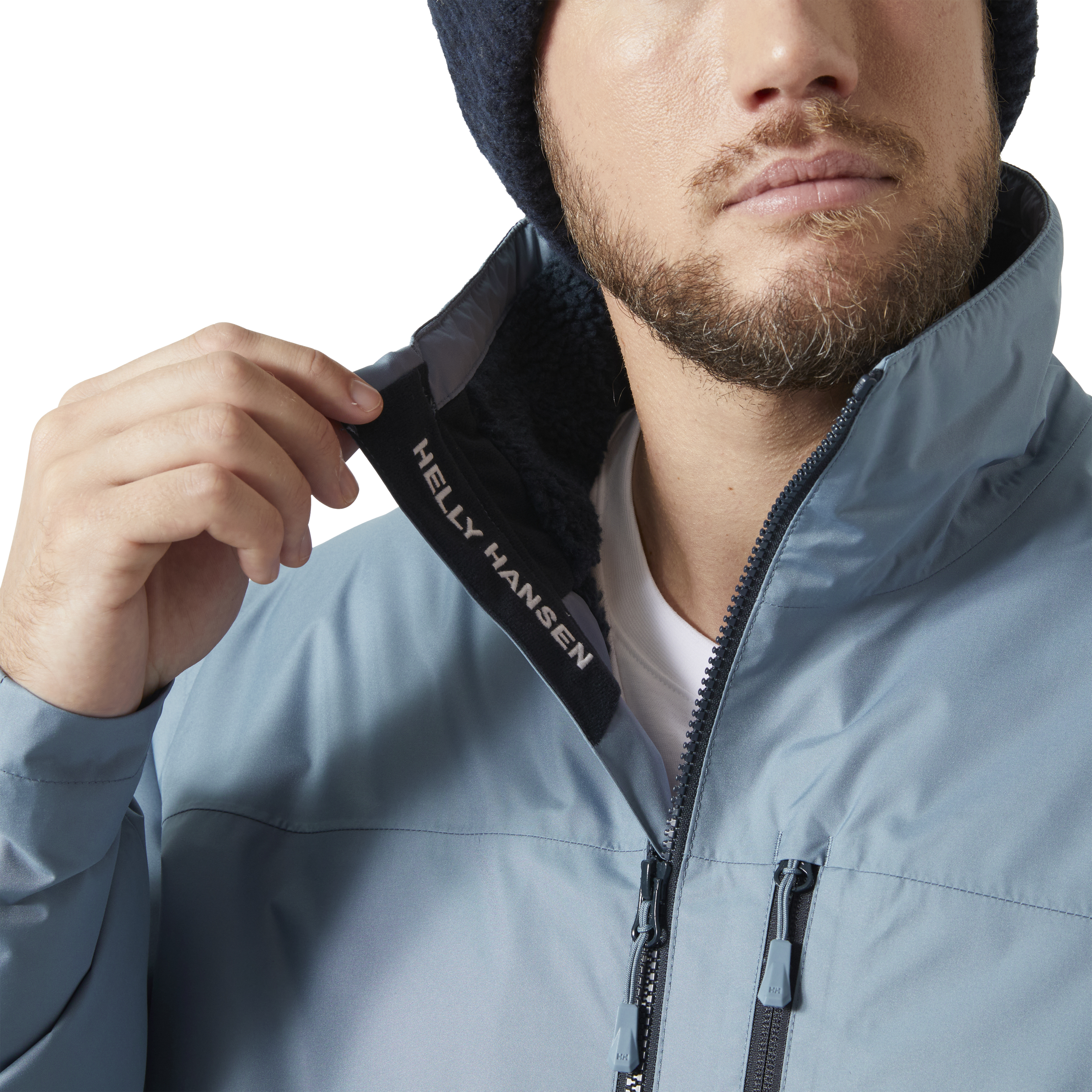 HELLY HANSEN, M Crew Hooded Pile Jacket