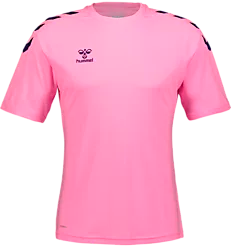Core Xk Poly Tee Ss - Pink Standard Small1x1