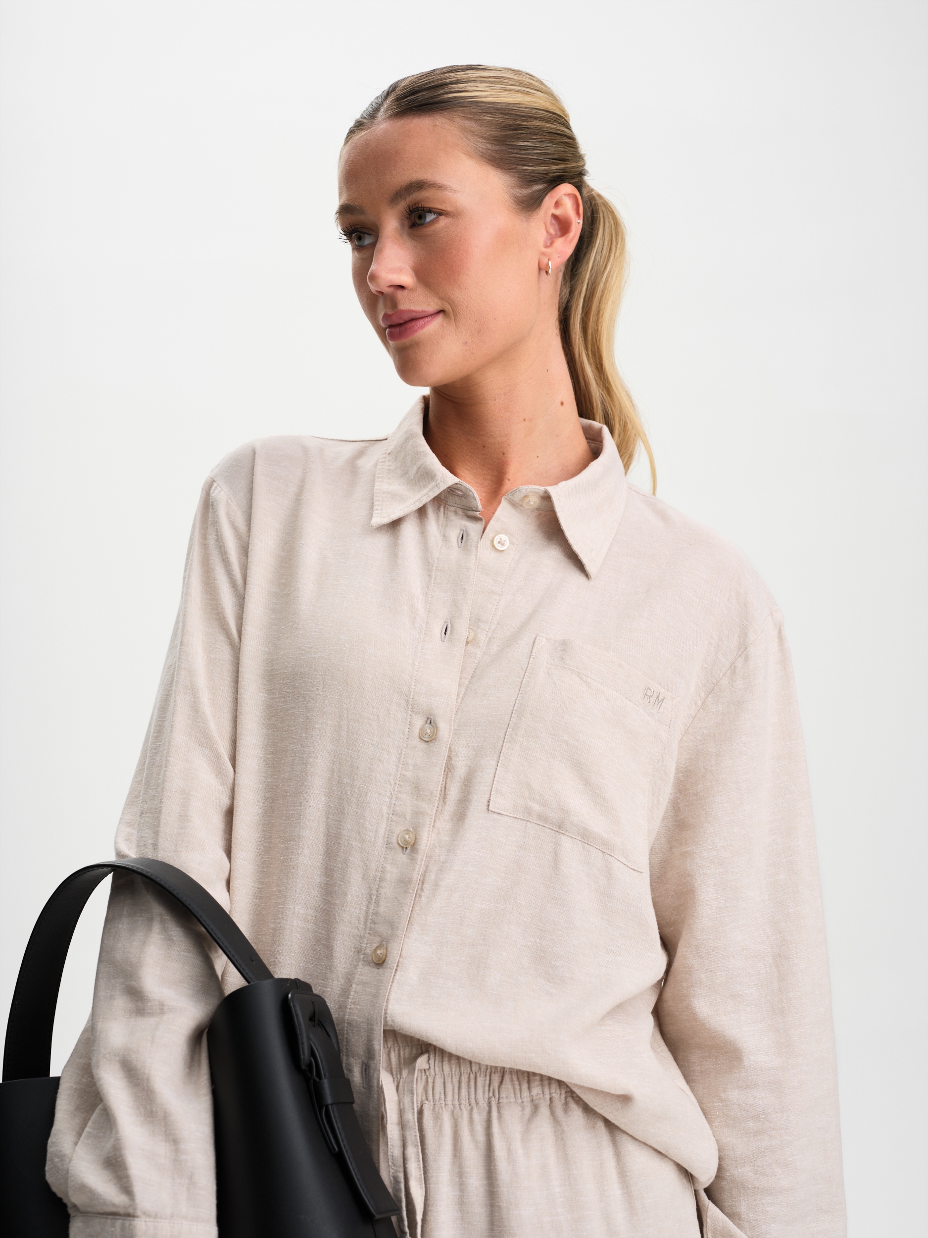 RACE MARINE, W SEA SIDE LINEN SHIRT