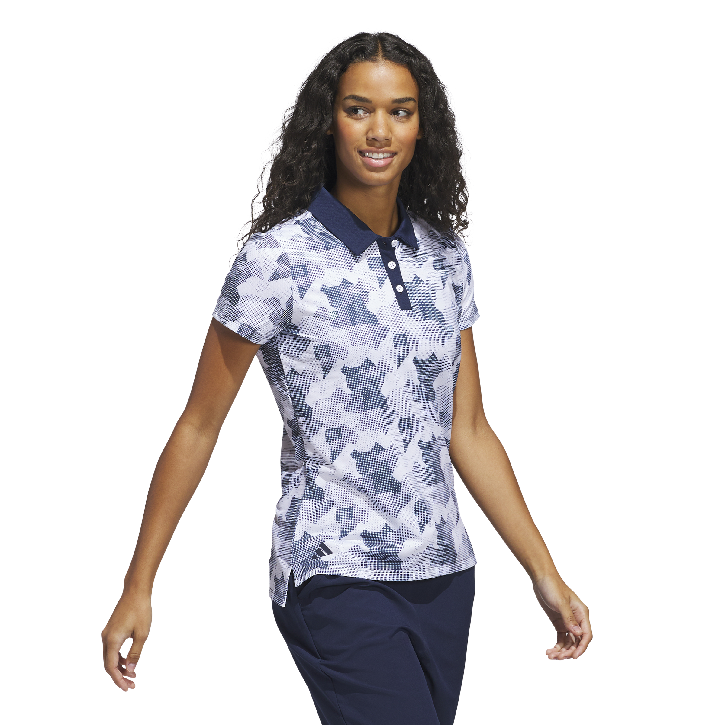 ADIDAS, W Ult Print Ss Polo