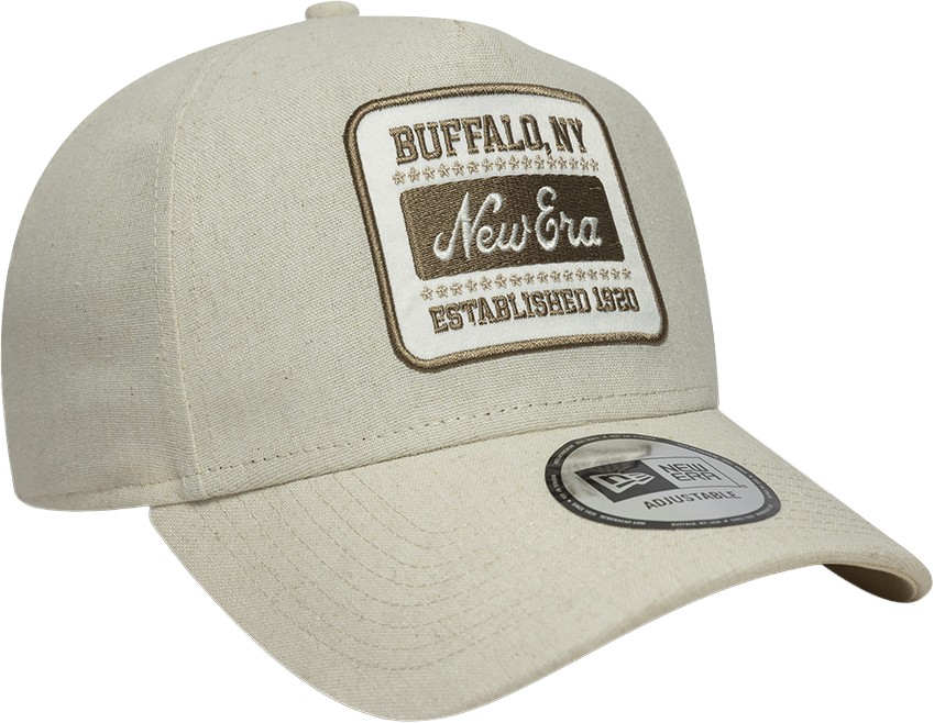 NEW ERA, OVAL PATCH LINEN EFRAME NEWER