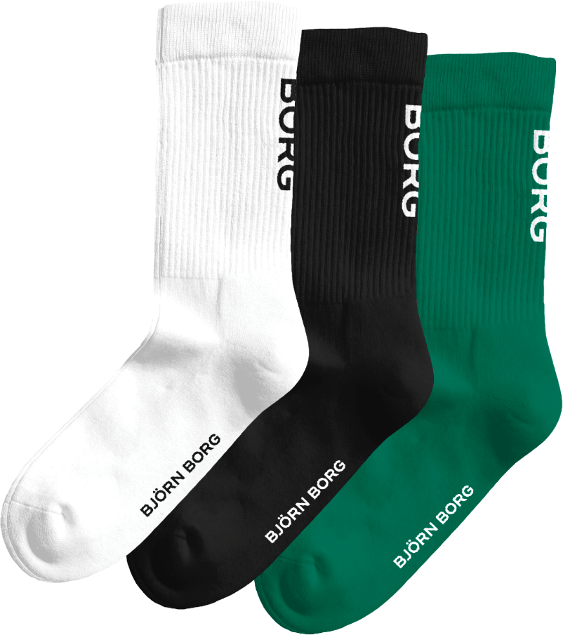 
BJ&Ouml;RN BORG, 
CLASSIC CREW SOCK 3P, 
Detail 1
