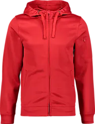 Basic Active Hoody Fz - Red Standard Small1x1