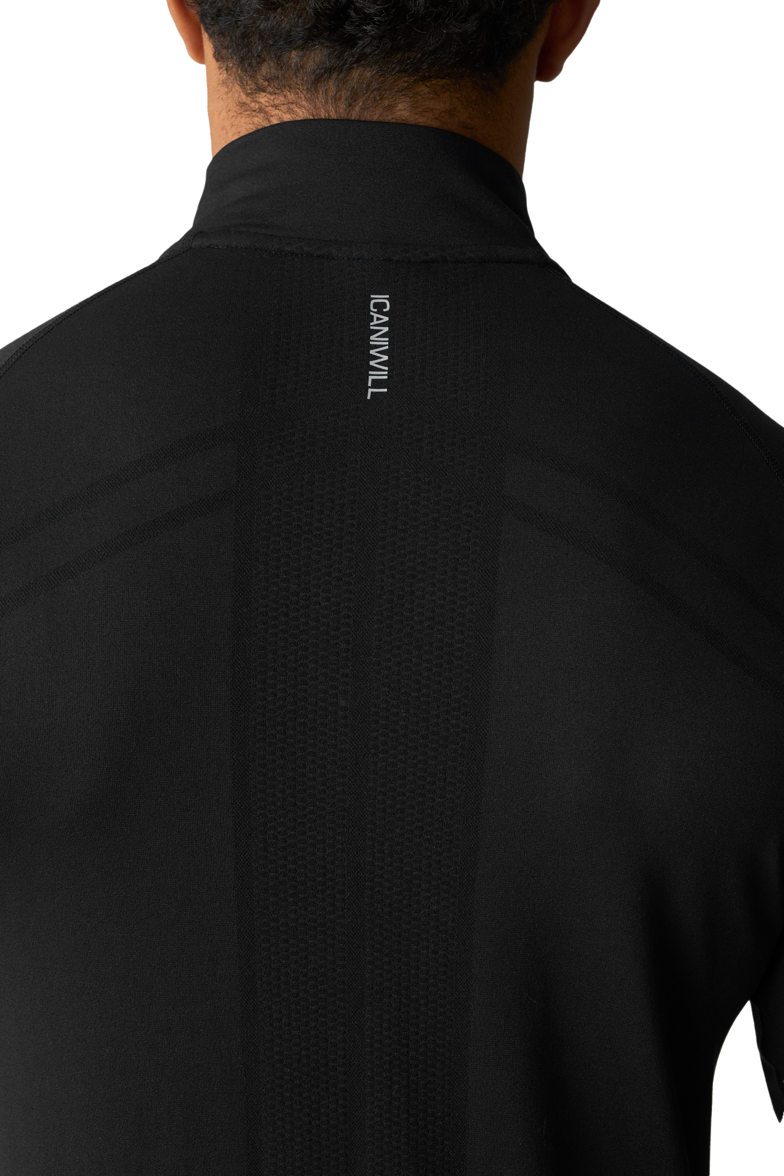 ICANIWILL, M Essential Seamless &frac14; Zip Long Sleeve