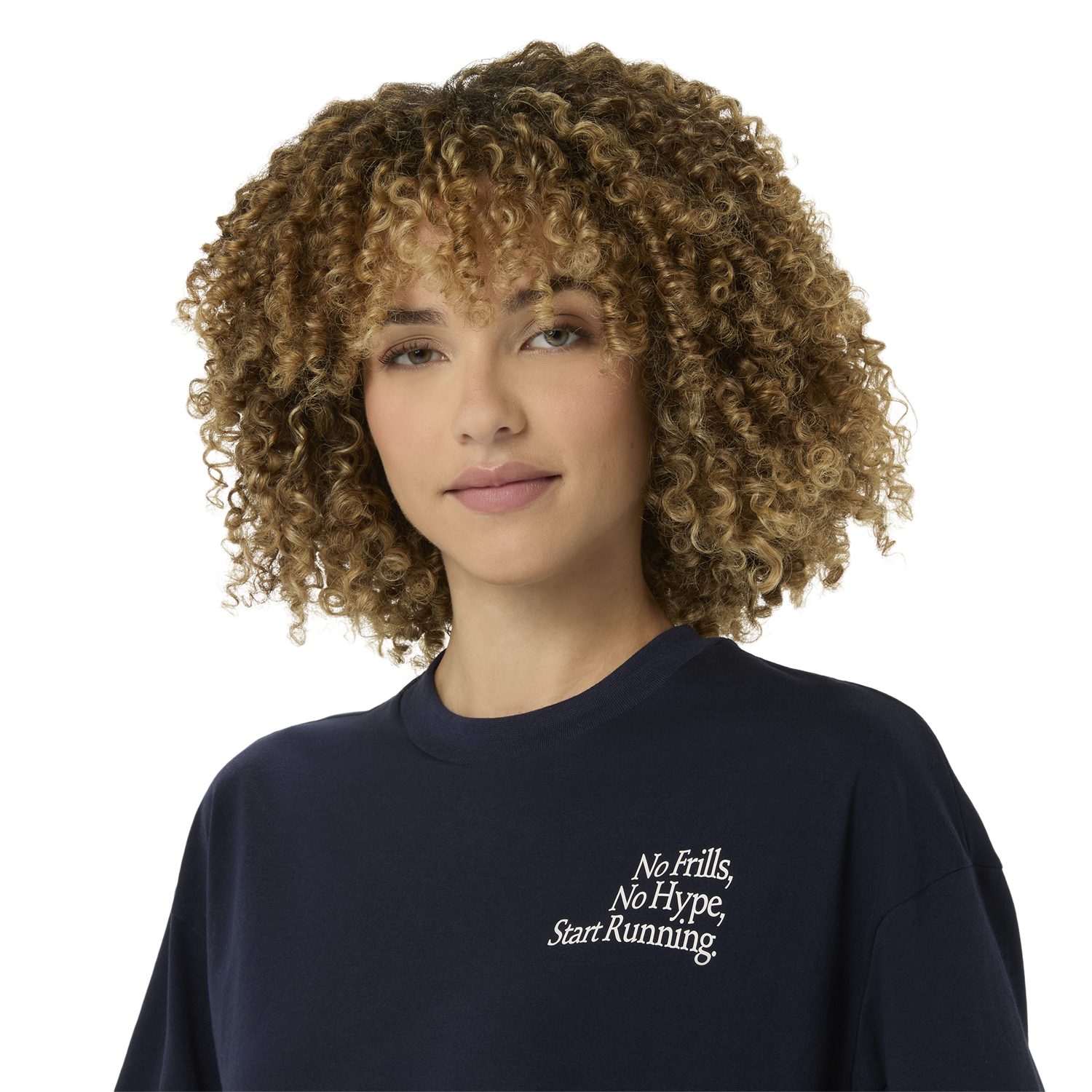 ASICS, W RUNNER MESSAGE GRAPHIC TEE