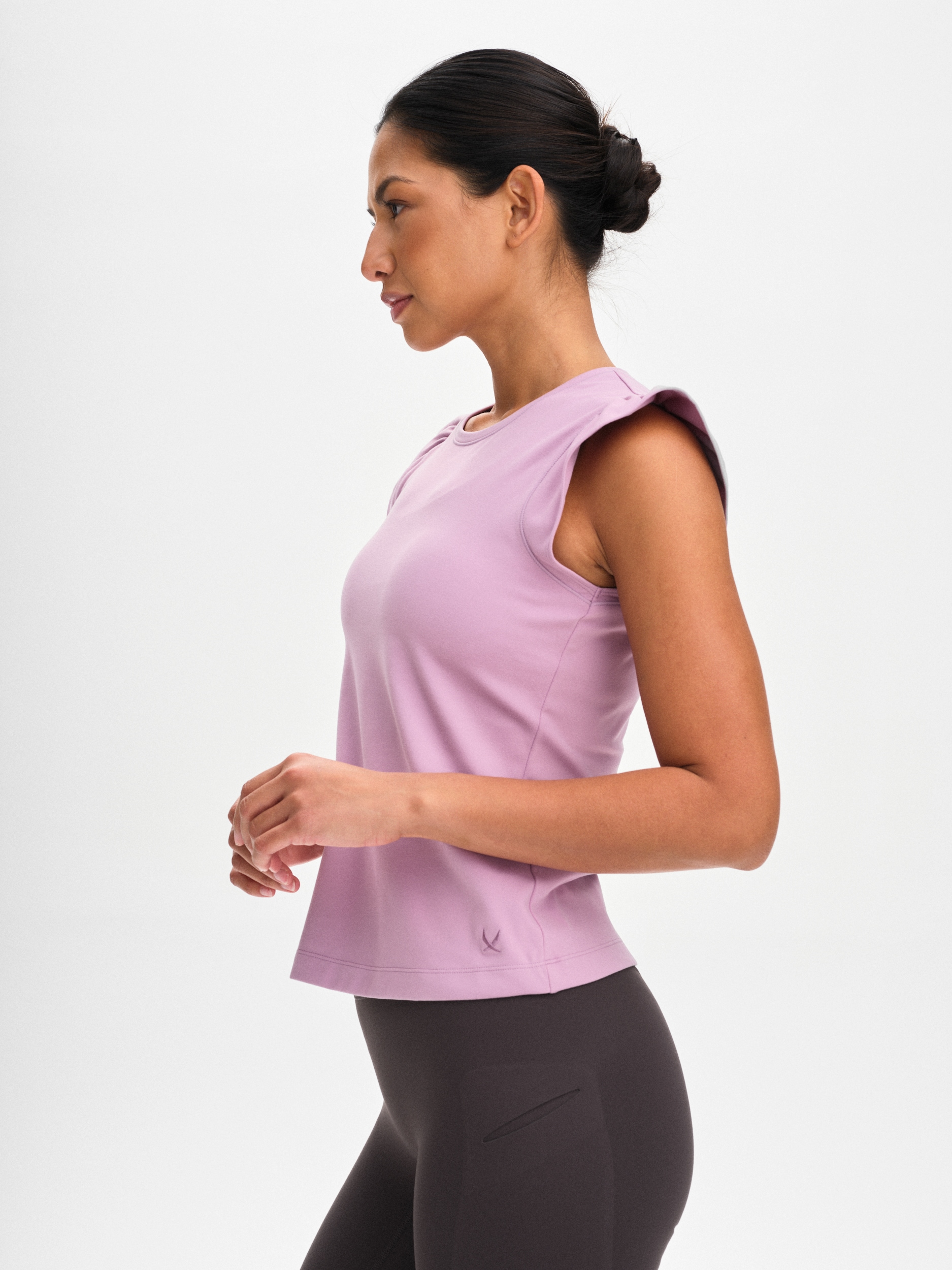 SOC, W Soft Fitness Frill Top