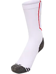Pro Training Socks Low - White/True Red Standard Small1x1