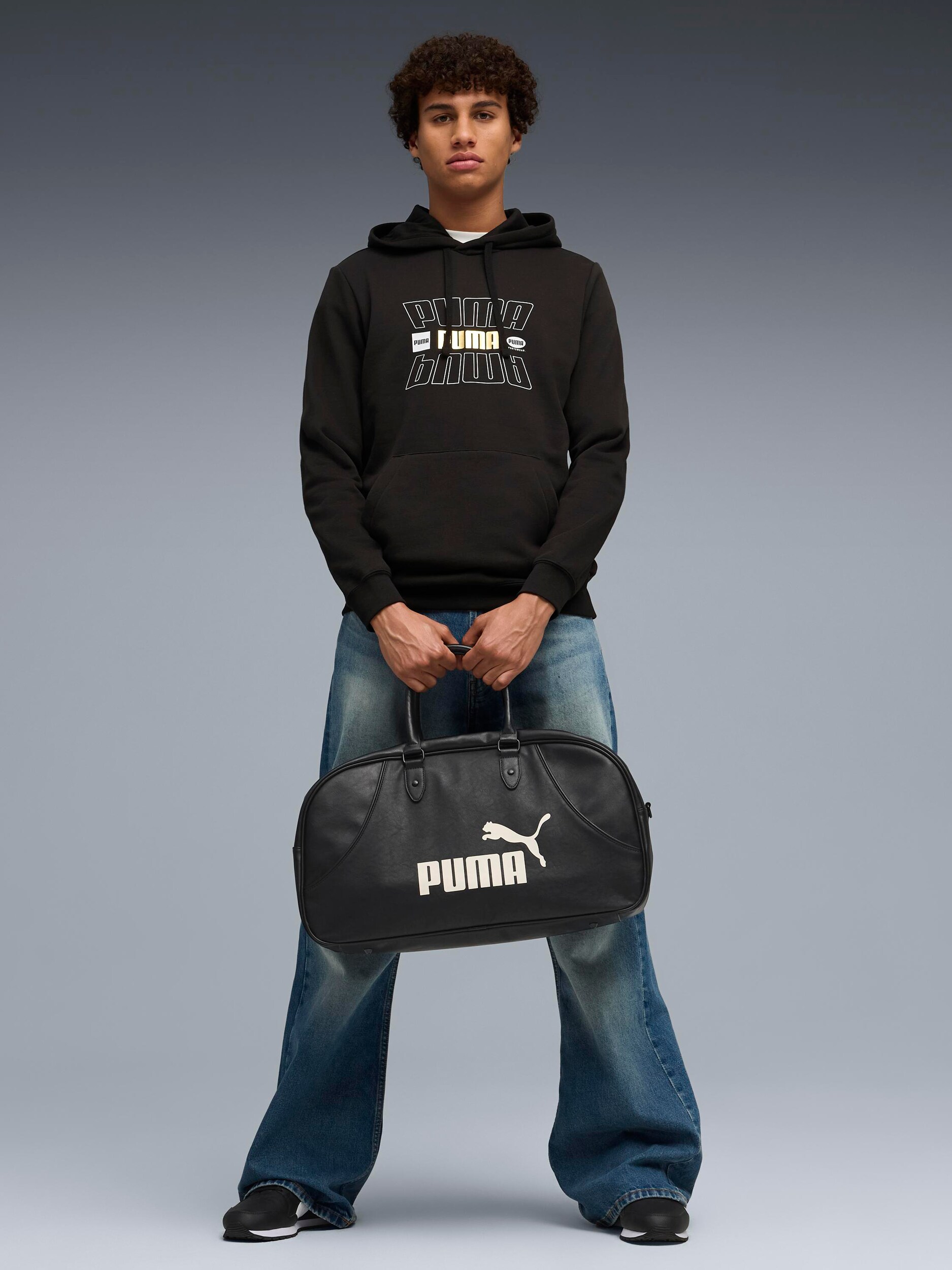 PUMA, Ess Logo Lab Holiday Hoodie  M