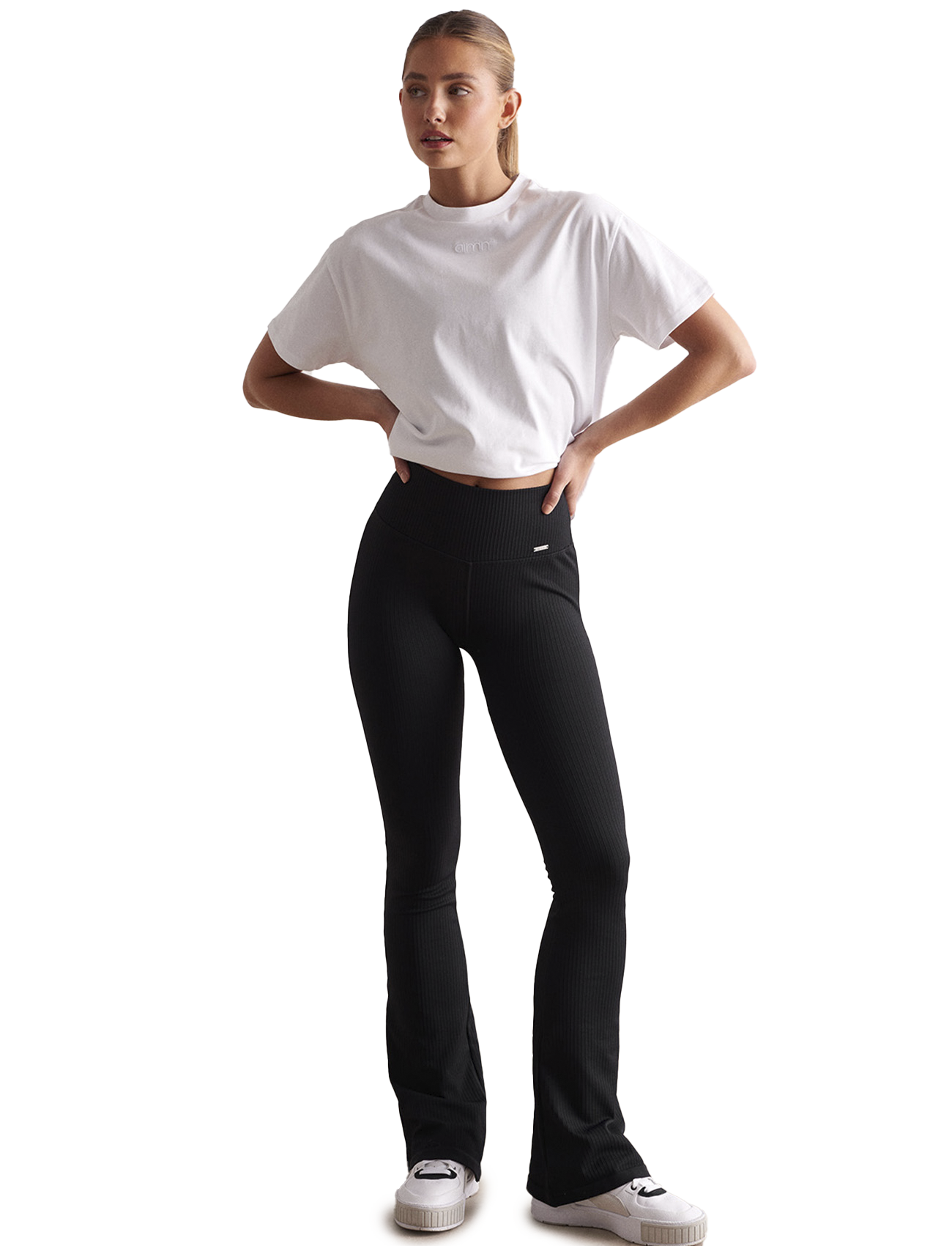AIM&acute;N, Ribbed Seamless Flare Tights