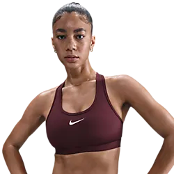 W Nk Swsh Med Spt Bra - Burgundy Crush/wht Model01 Small1x1