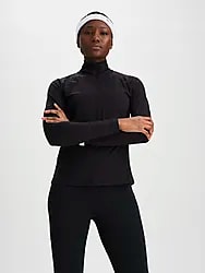 W RUN LIGHT HALF ZIP - Black Model01 Small1x1