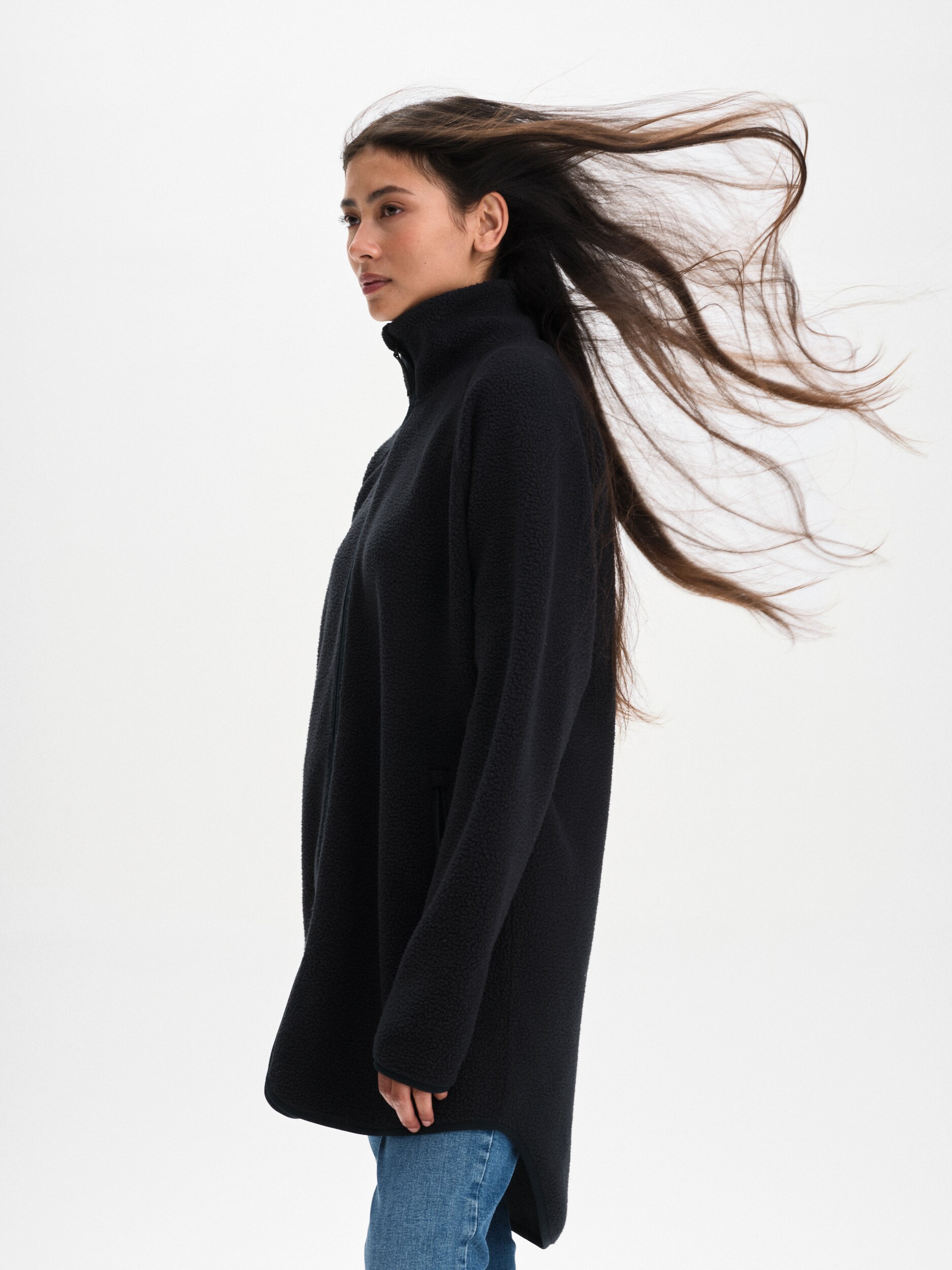 EVEREST, W PILE LONG SHIRT