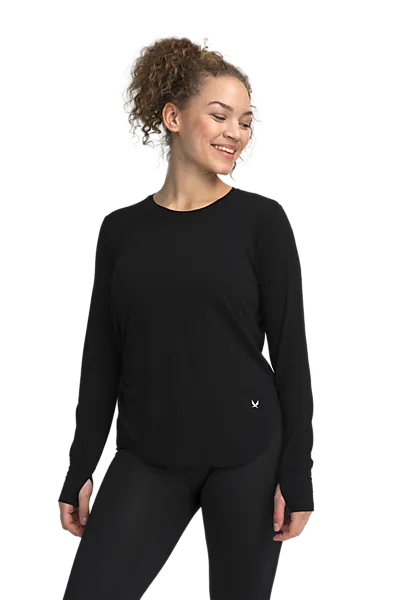 350144101102 SOC W Breathe Ls Top 350144101102 SOC W Breathe Ls Top Model01 Detail