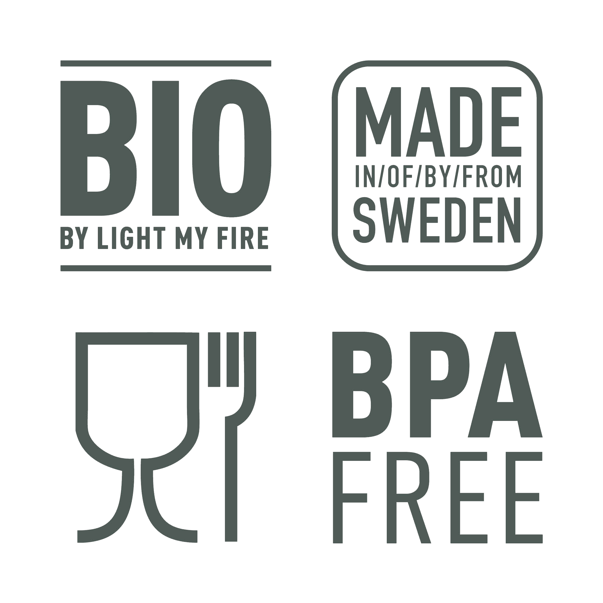 LIGHT MY FIRE, Restraw 4-Pack