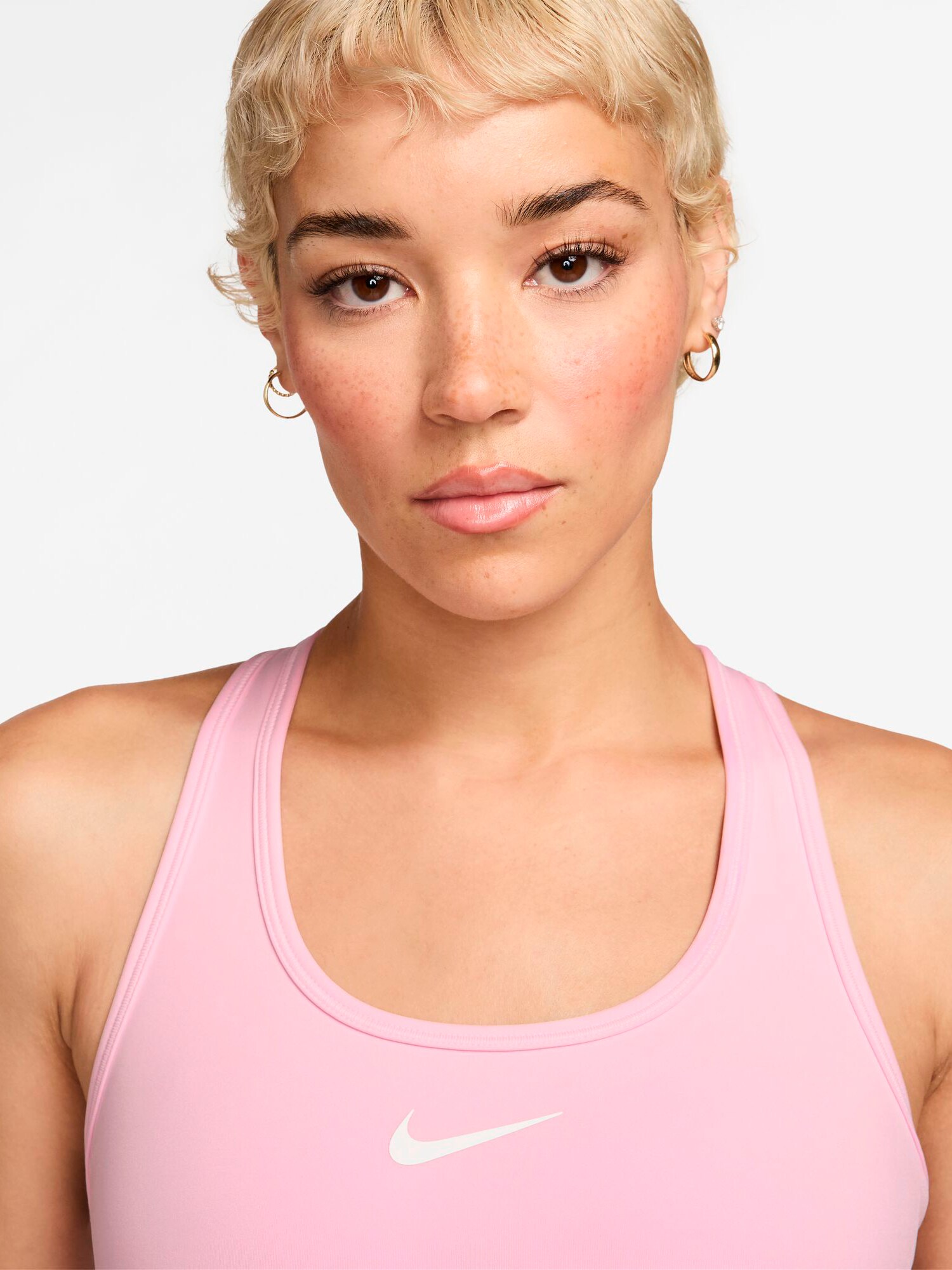 NIKE, W Nk Swsh Med Spt Bra