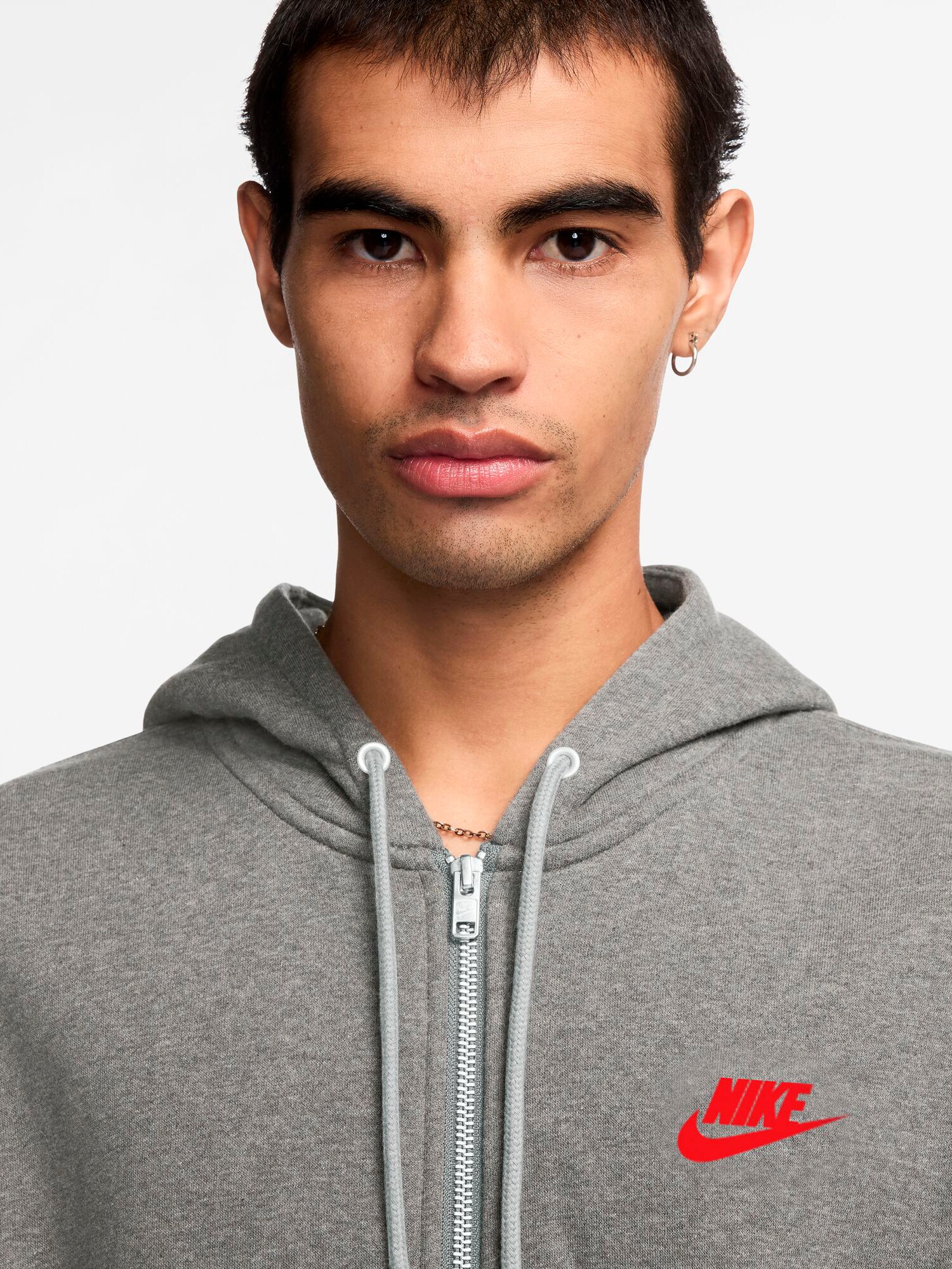 NIKE, M Club Men's Full-zip Fleece Hoodie