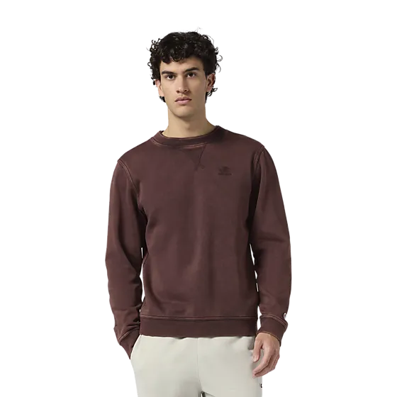 406759103102 CHAMPION M Washed Crewneck 406759103102 CHAMPION M Washed Crewneck Model01 Detail