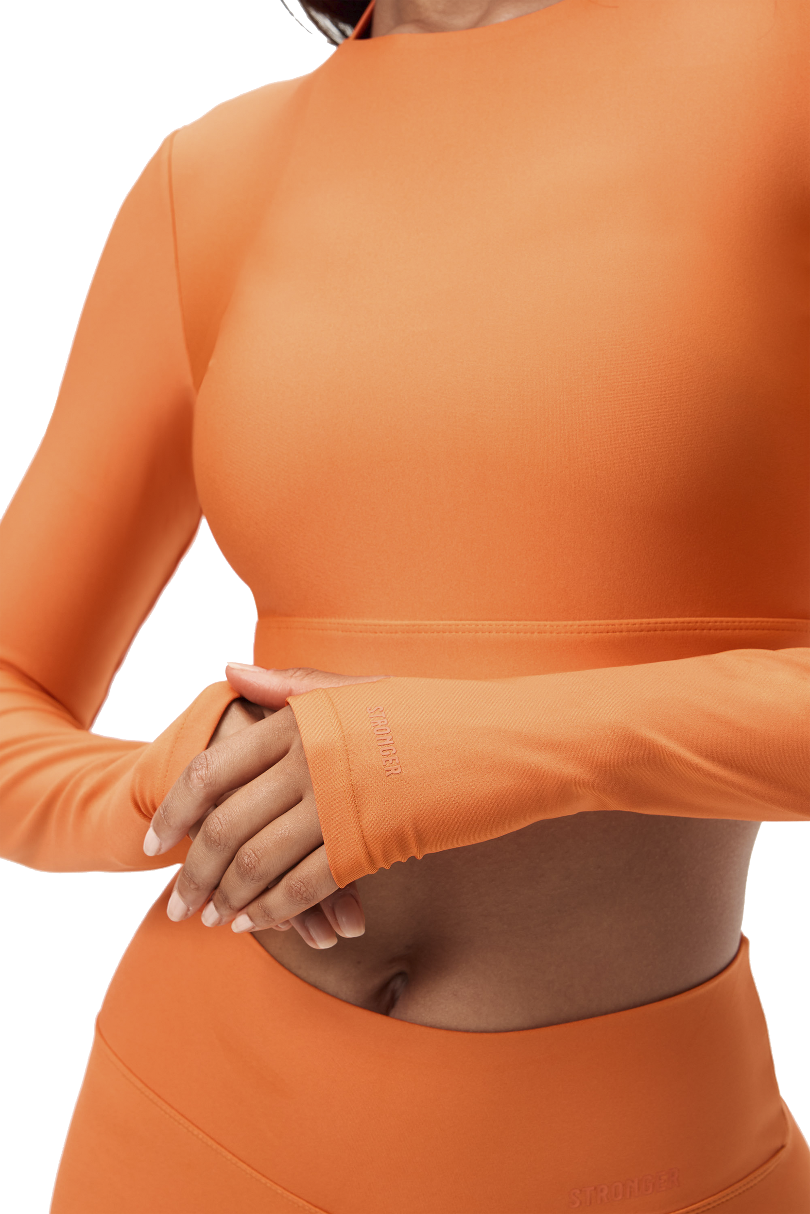 STRONGER, Open Back Long Sleeve