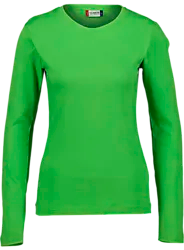 Basic-T L/S W - Apple Green Standard Small1x1