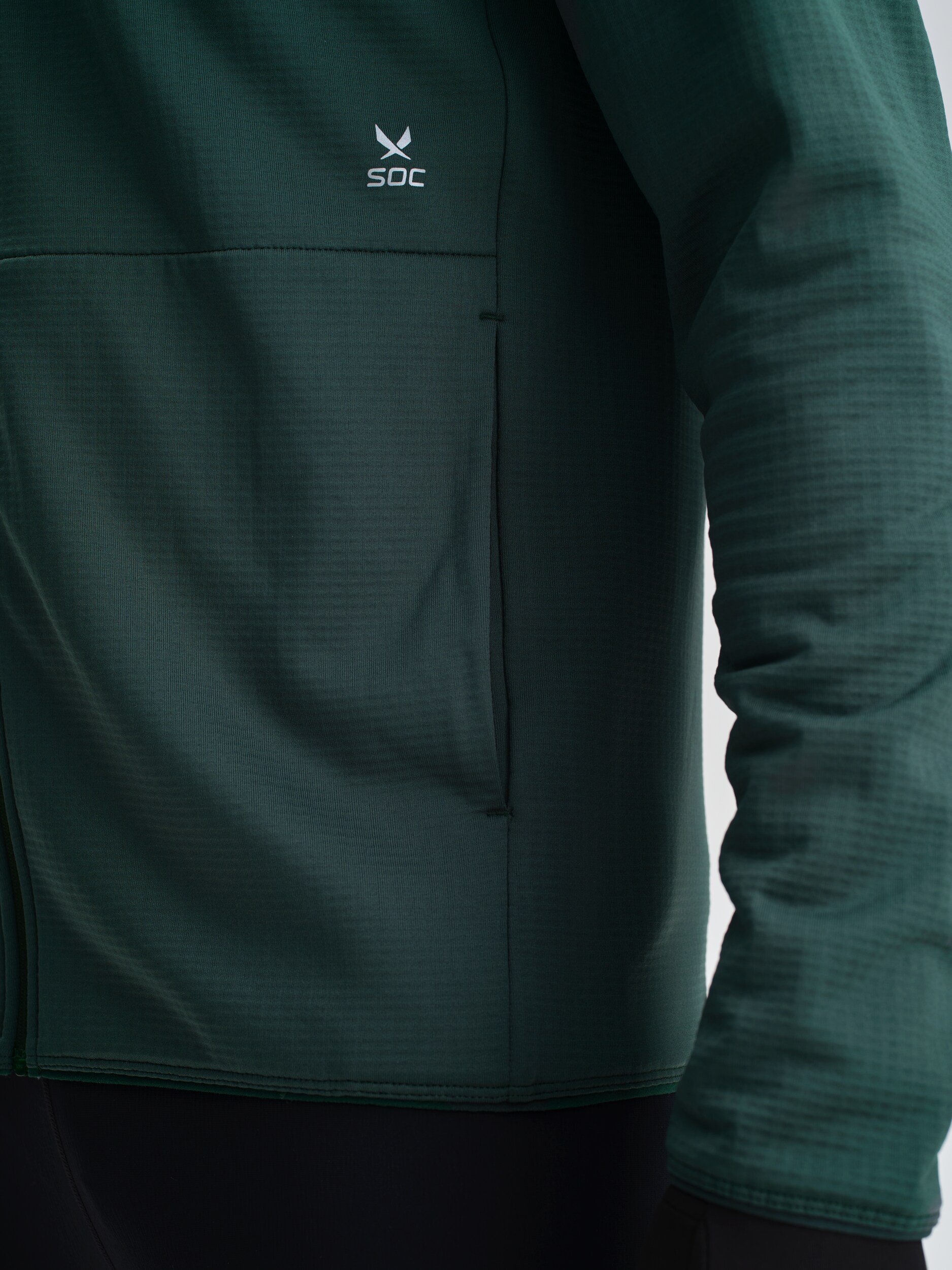 SOC, M Run Warm Up Full Zip