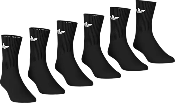 ADIDAS ORIGINALS Носки для экипажа с подушкой U Trefoil, 6 пар
