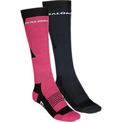 J S/Max Dx+Sx Sock 2p - Black/Pink Standard Small1x1
