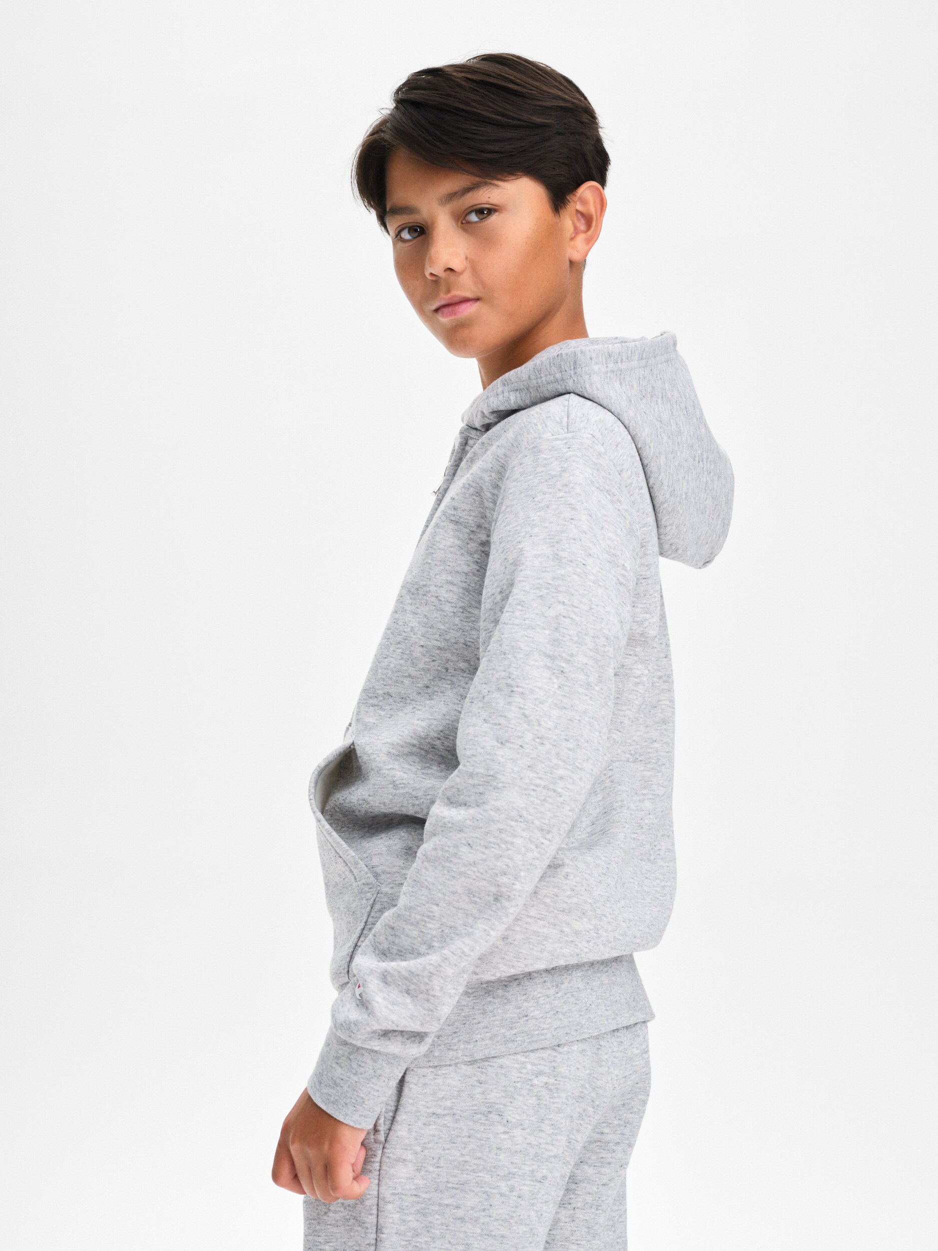 CHAMPION, J HOODED FULL ZIP SWEATSHIRT
