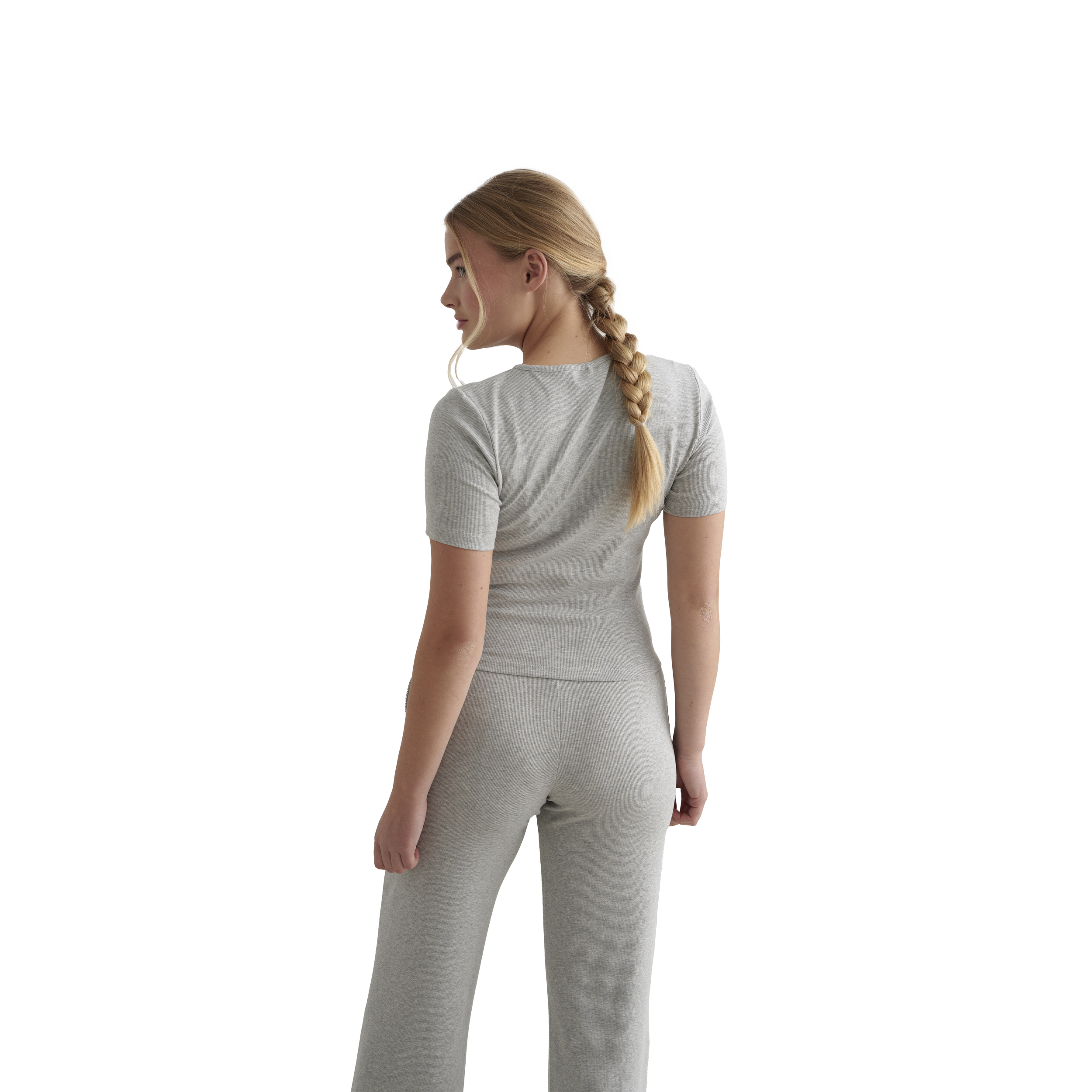 AIM&acute;N, Ease Ribbed Short Sleeve