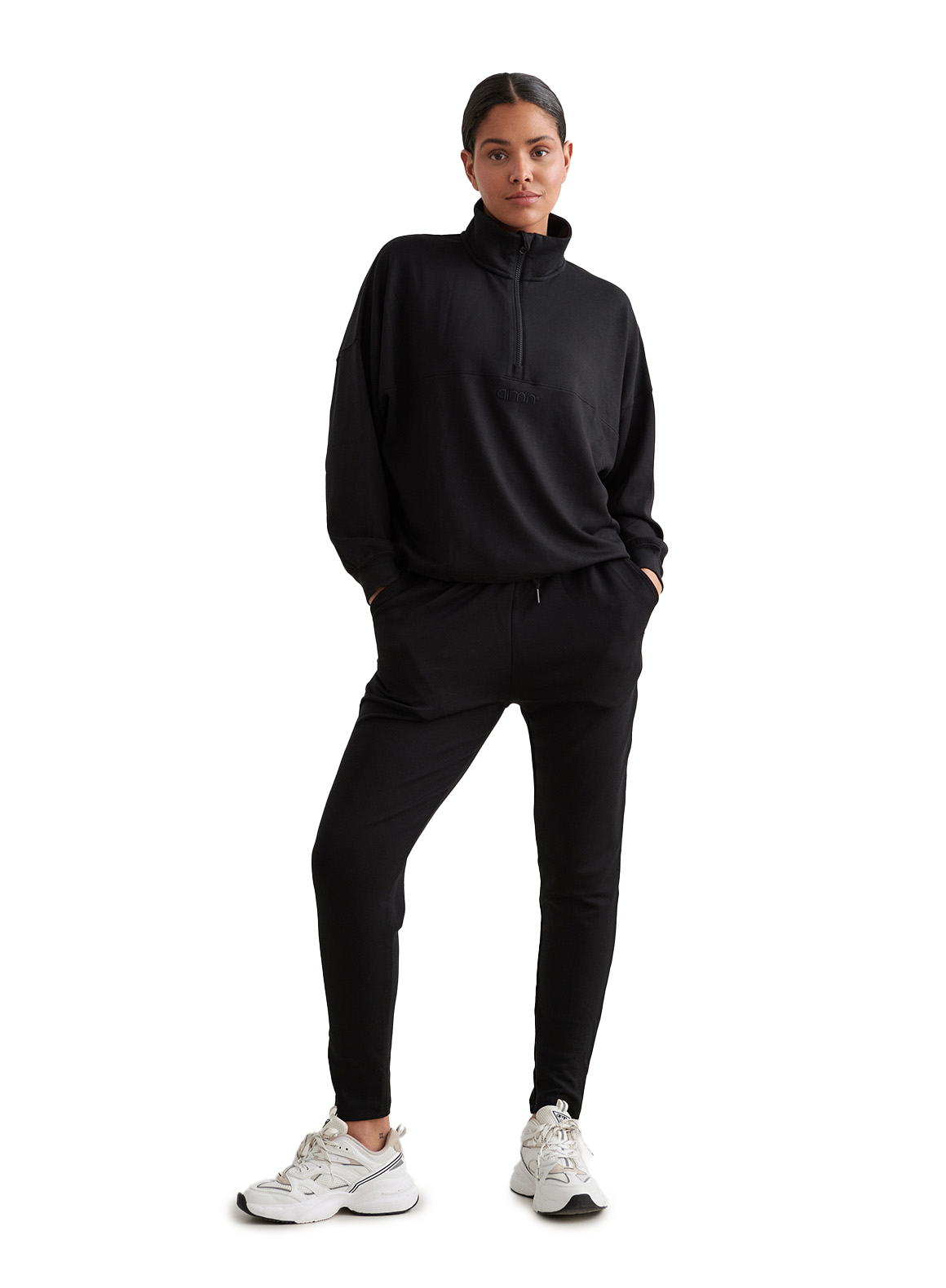 AIM&acute;N, W COMFY MODAL HALF ZIP