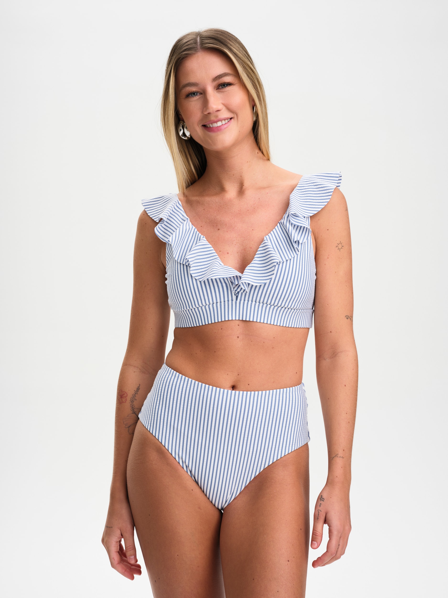 RACE MARINE, W Anthea Flounced Top