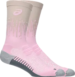 PERFORMANCE RUN SOCK CREW - HAZY LILAC/ROSE Standard Small1x1