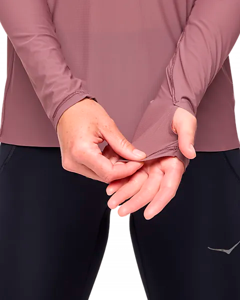 HOKA,
W Airolite Run Long Sleeve,
Detail 4