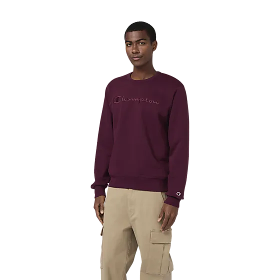 406760105102 CHAMPION M Big Logo Crewneck 406760105102 CHAMPION M Big Logo Crewneck Model01 Detail