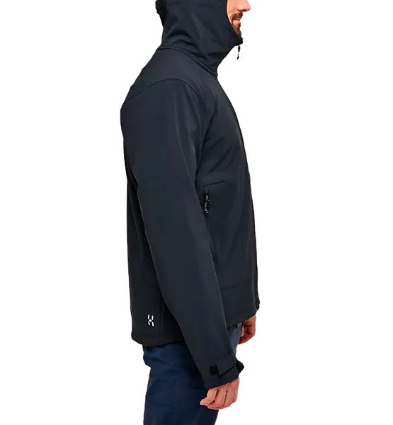 HAGLÖFS, 
CHILLY SOFTSHELL HOOD MEN, 
Detail 3