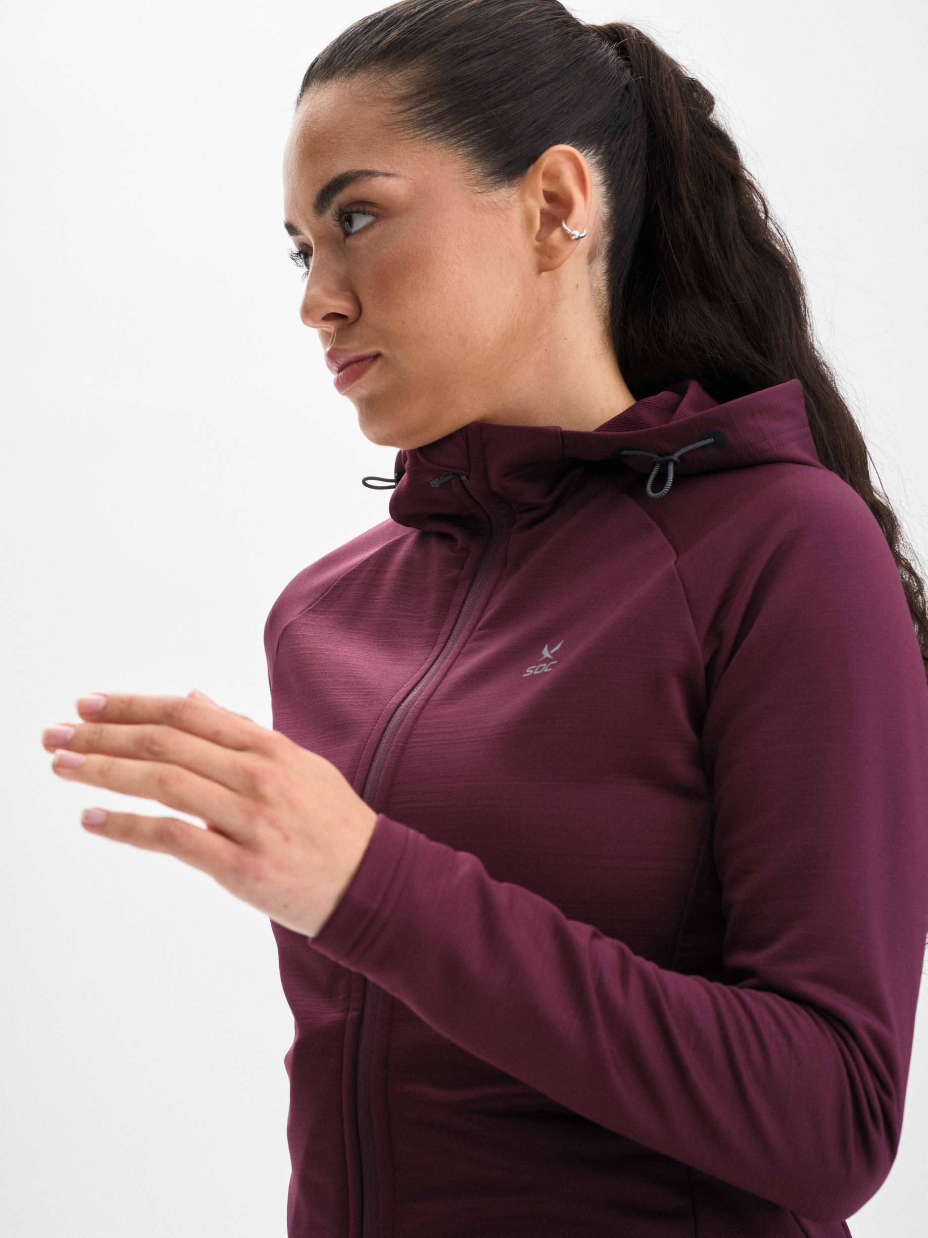 SOC, W Run Zip Hood