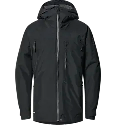 Latnja Gtx Insulated Jacket Men - True Black Standard Small1x1