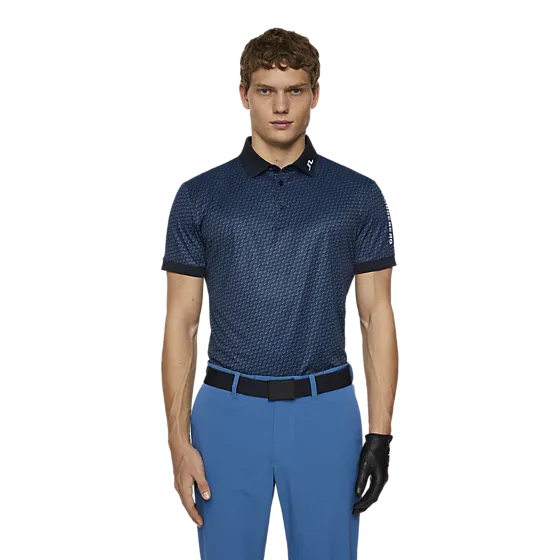 403919102102 J LINDEBERG M Tour Tech Print Polo 403919102102 J LINDEBERG M Tour Tech Print Polo Model01 Detail